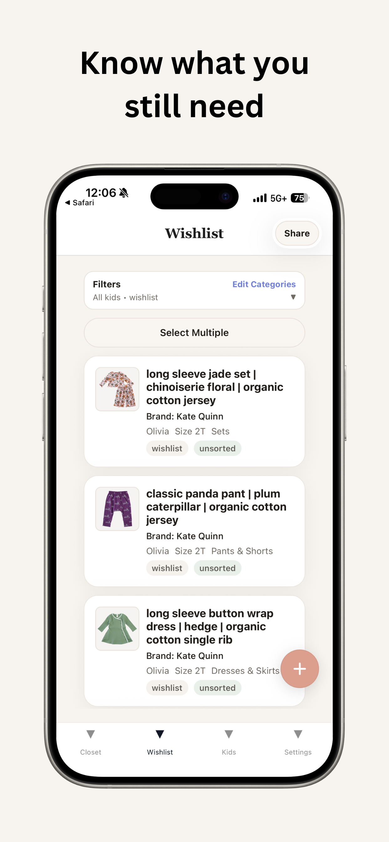 Layette Out app screenshot 7